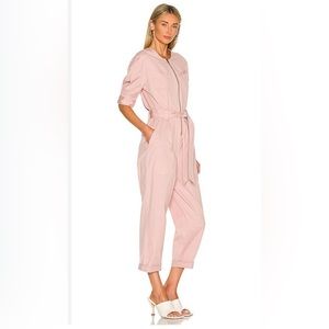 NWT BBDakota by Steve Madden short sleeve flying private jumpsuit in blush